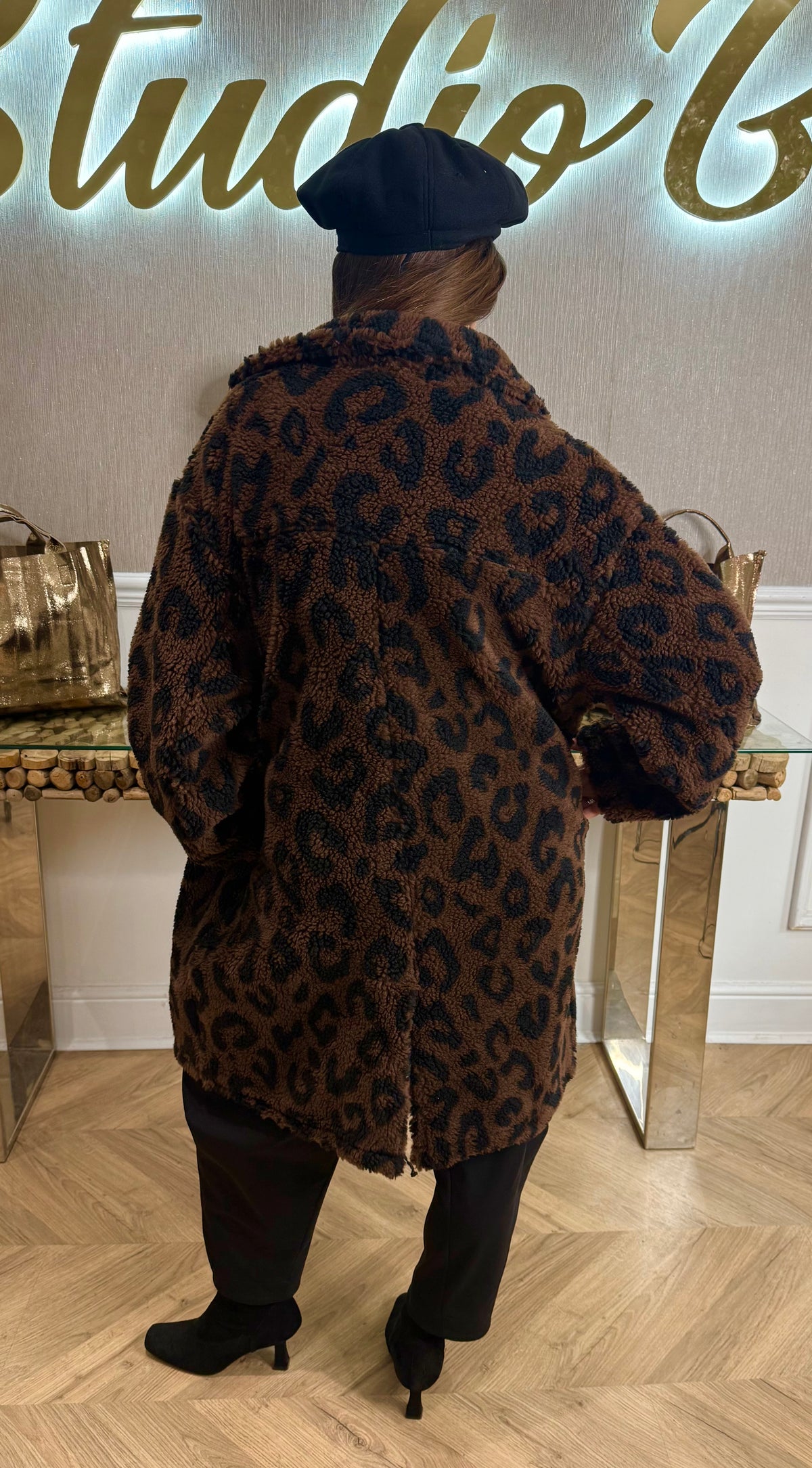 Amza anima print lux coat
