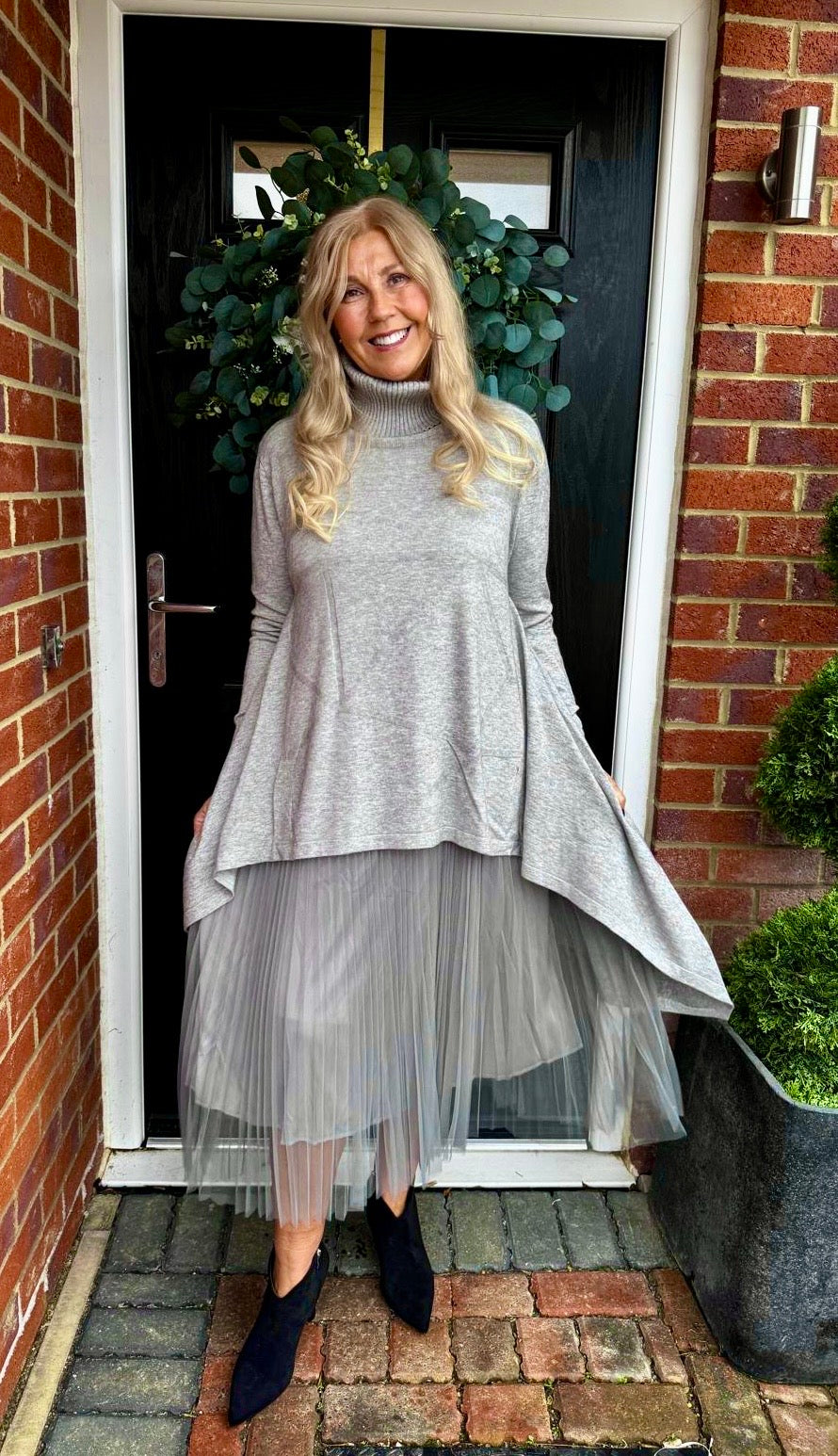 2pc dress and jumper set