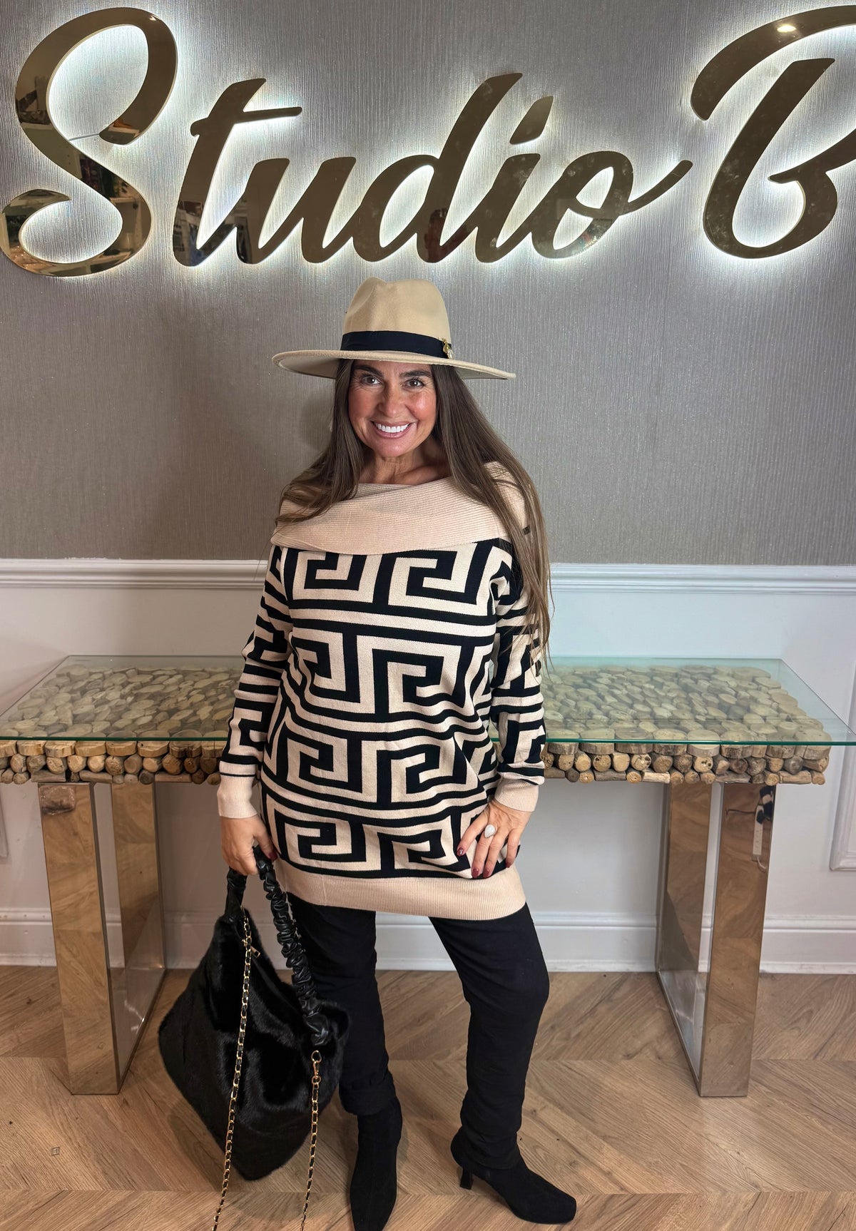 Fiona longline jumper dress