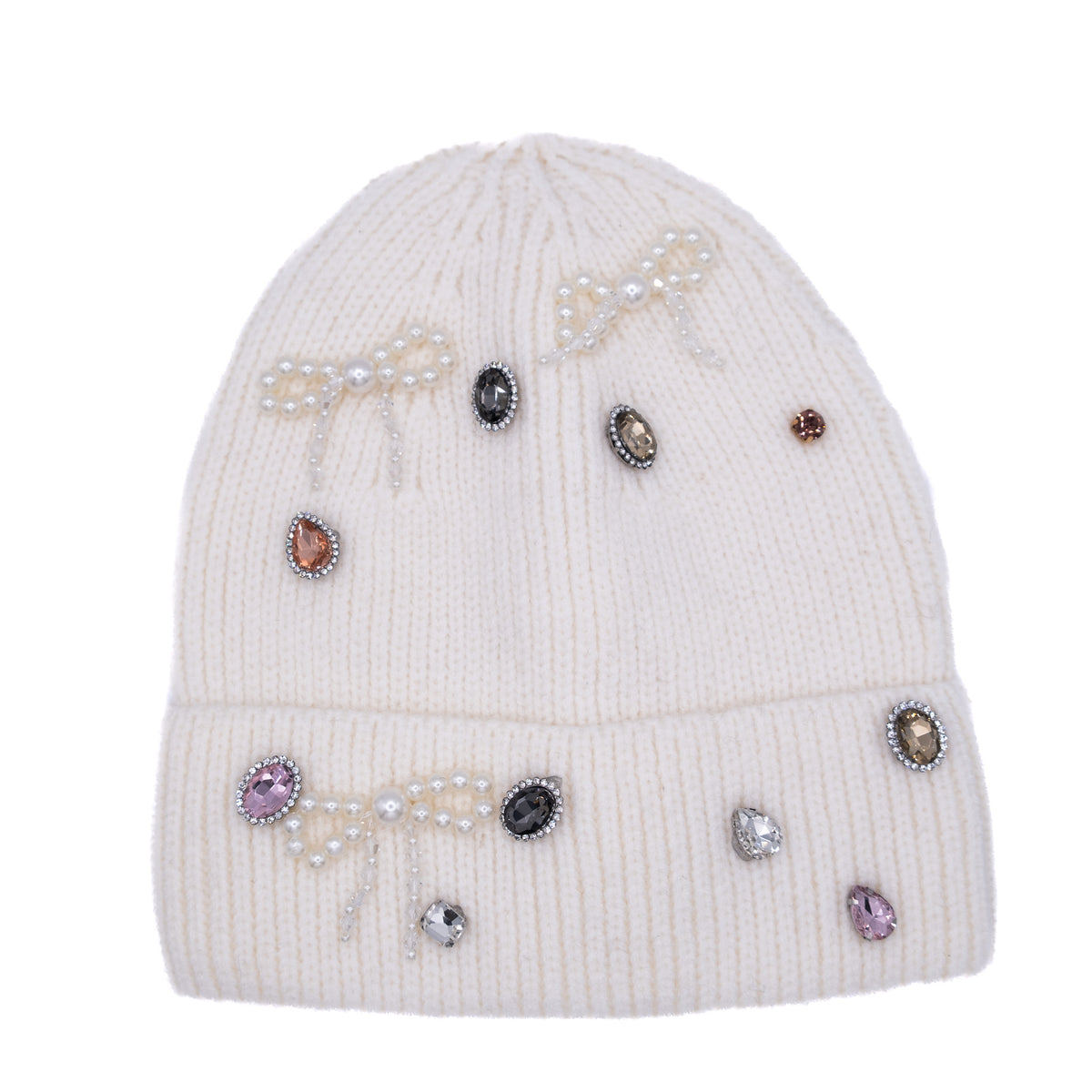 Jewelled Knitted Hat