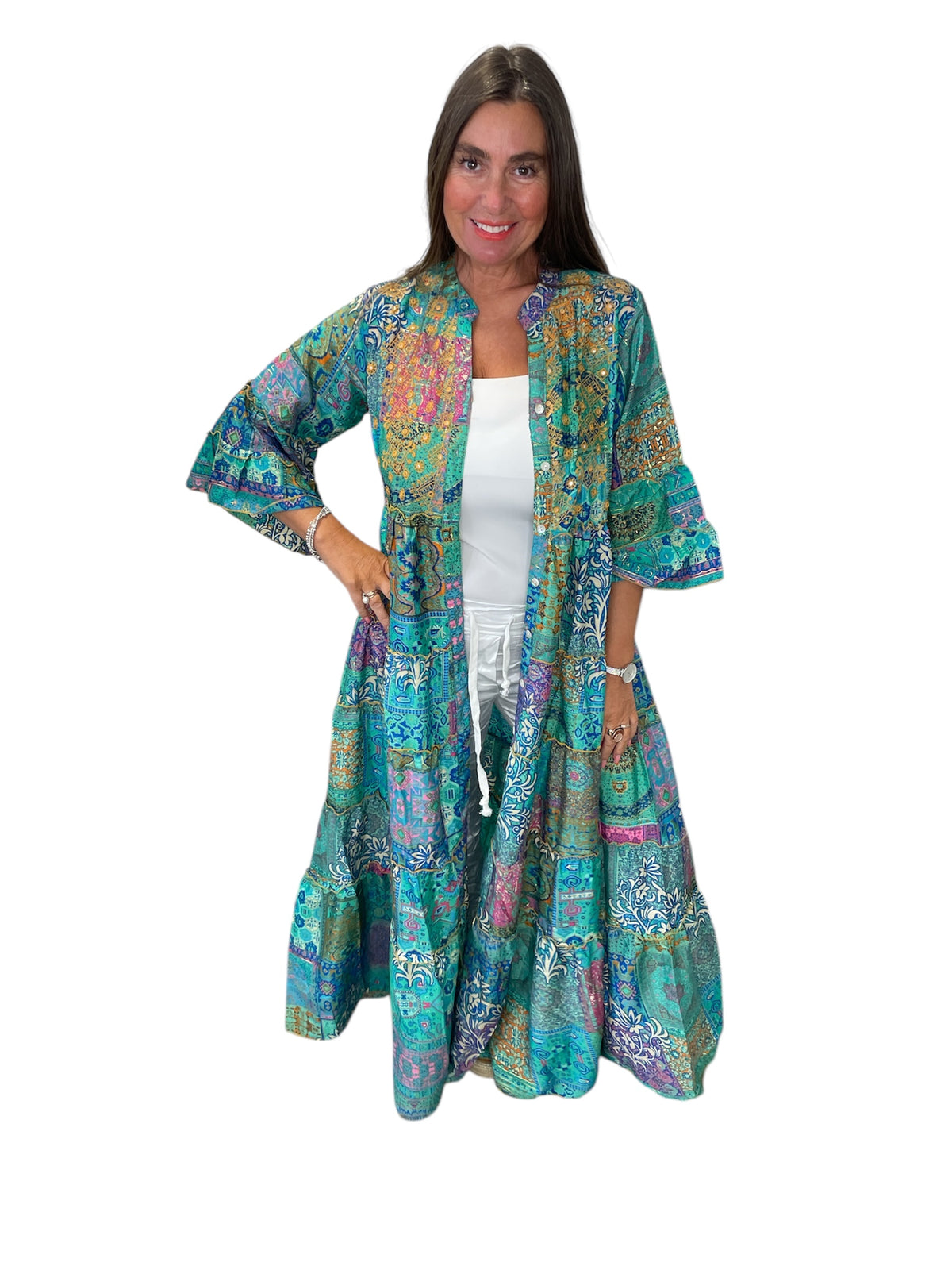 Luxury Silk Spanish Goddess Jacket