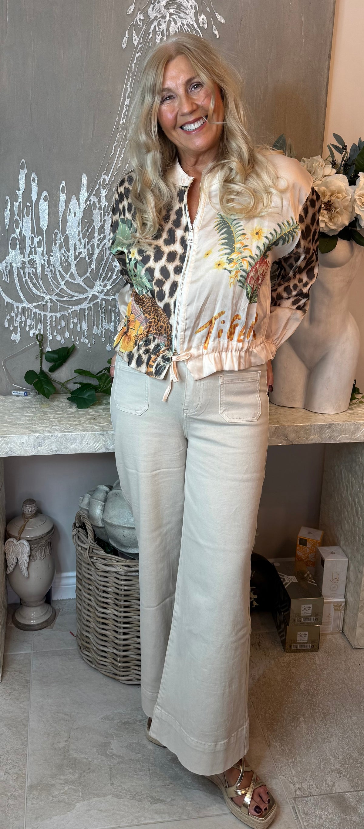 Leopard tiger jacket