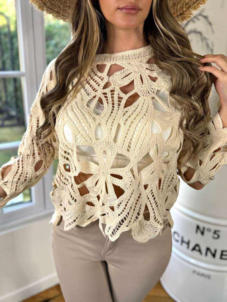 Madrid Crochet Top