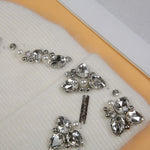 Elegant Pompom Hat with Sparkling Jewels in Cream