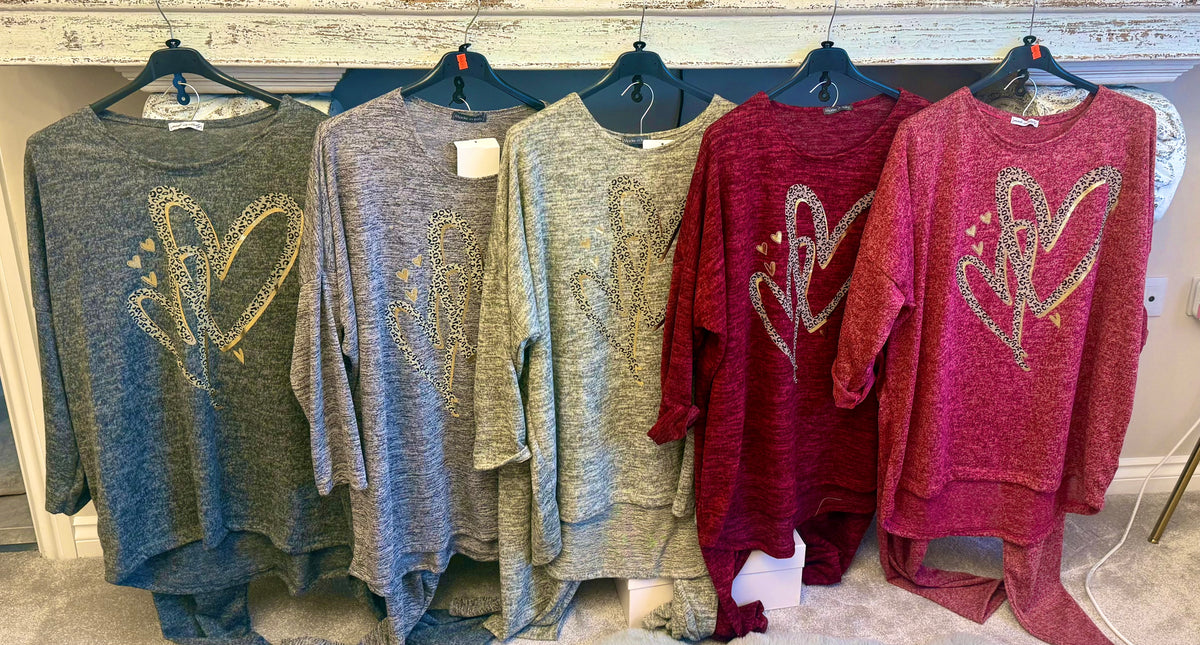 Double Heart lounge Suit fits 10/16