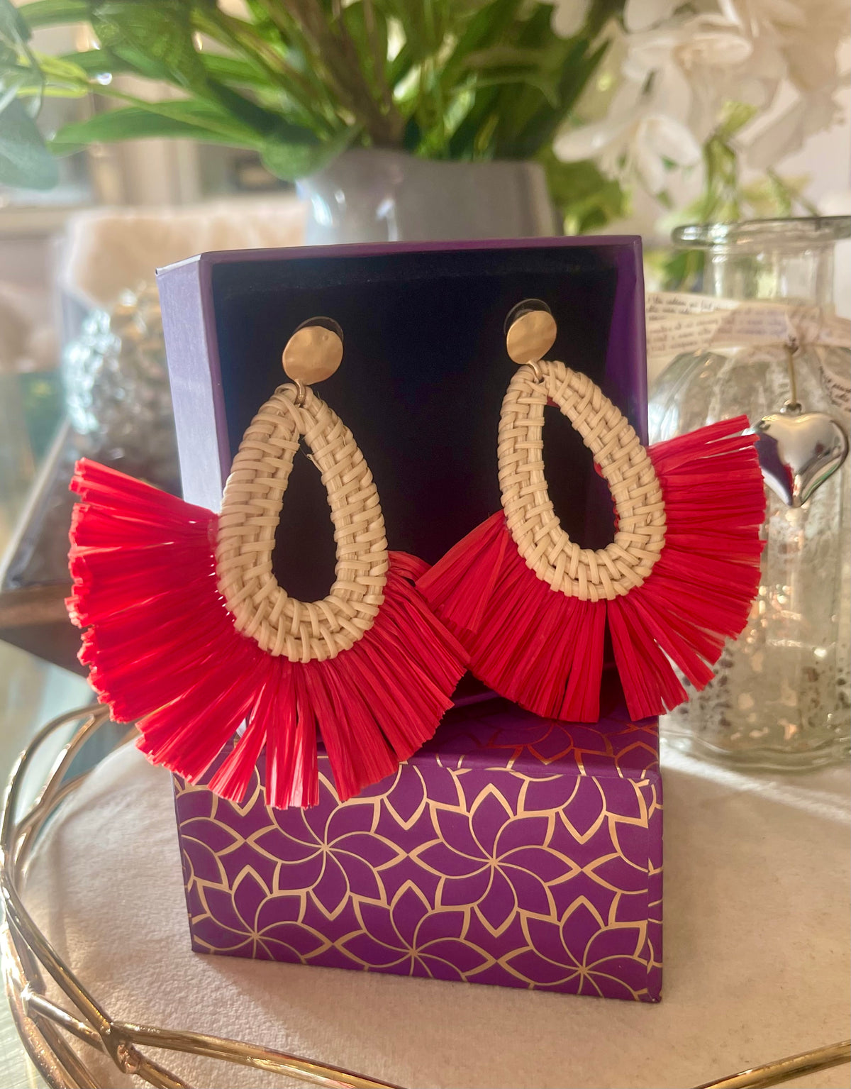 Fringe festival earrings