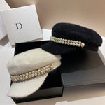 Luxury Pearlies Detail Baker Boy Hat