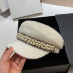 Luxury Pearlies Detail Baker Boy Hat