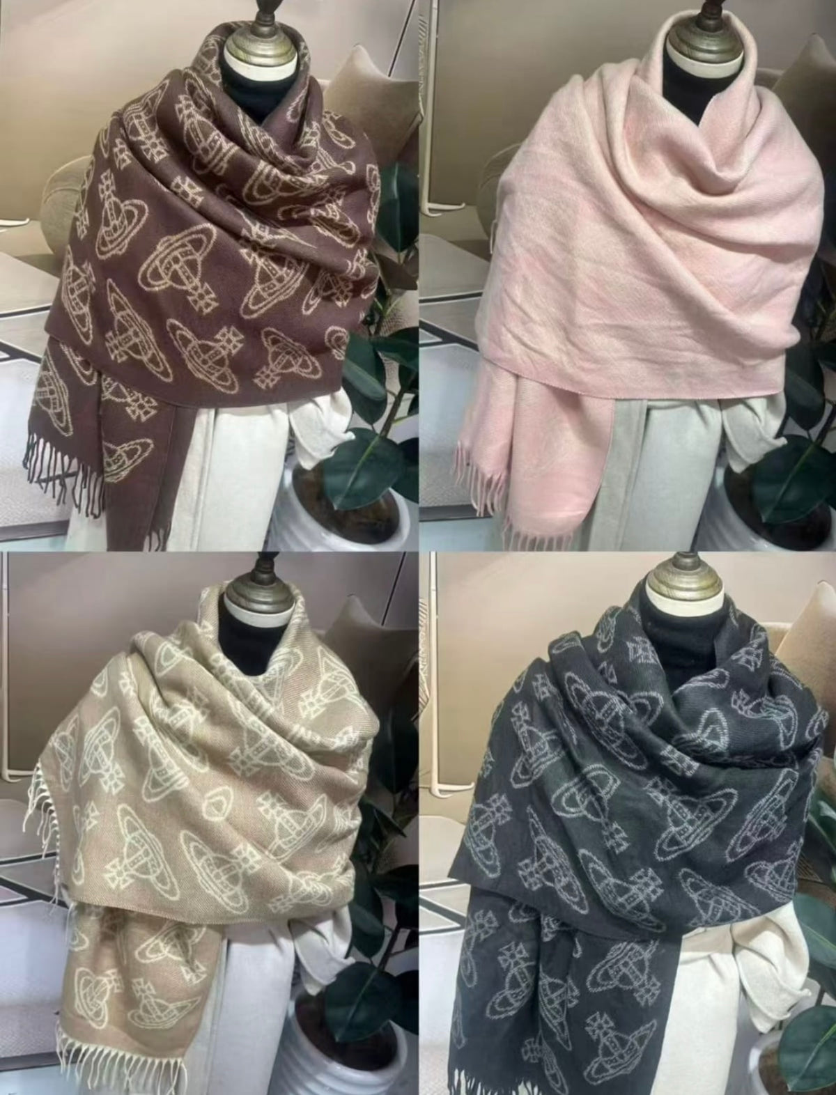 Orbital Cashmere Wrap