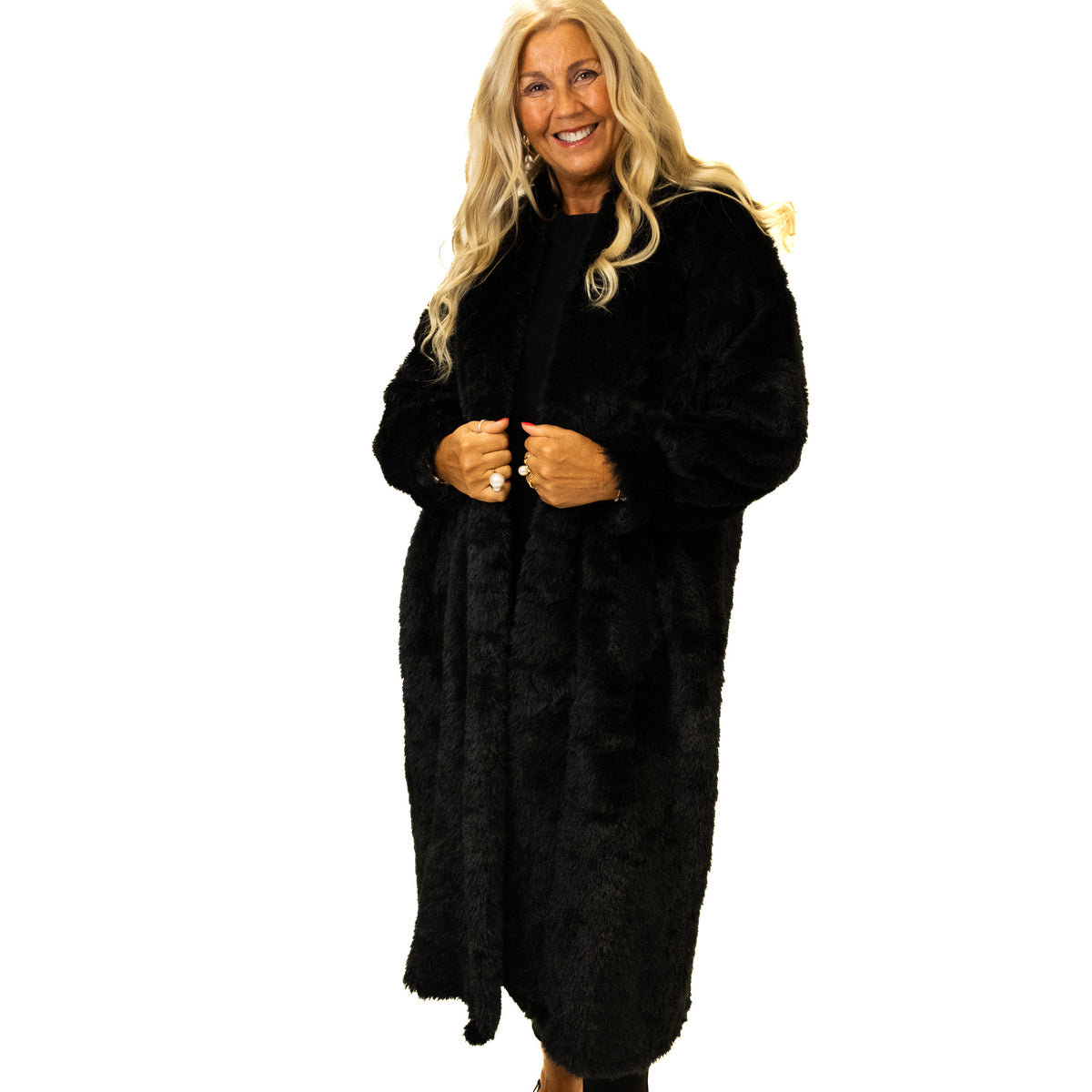 Cute n Curvy Faux Fur Coat