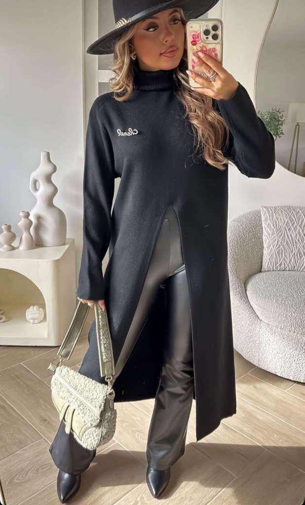 Long Split Front Jumper