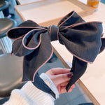 Textured Oversize Bow Headband