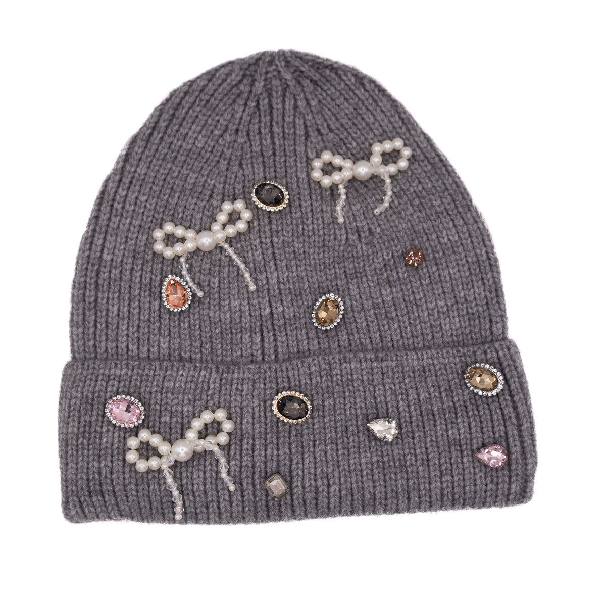 Jewelled Knitted Hat