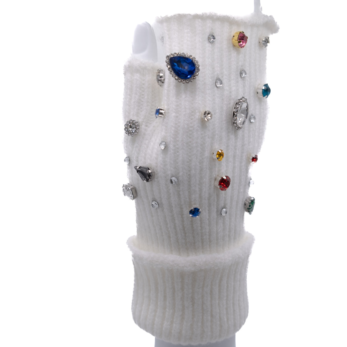 Jewelled Fingerless Gloves