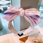 Comfortable Chic Bow Headband in Lilac