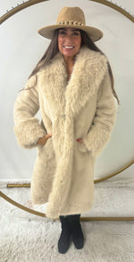 Luxury midi Faux fur coat