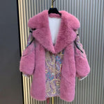 Sequin Amara Chain Embellished Coat in Cream