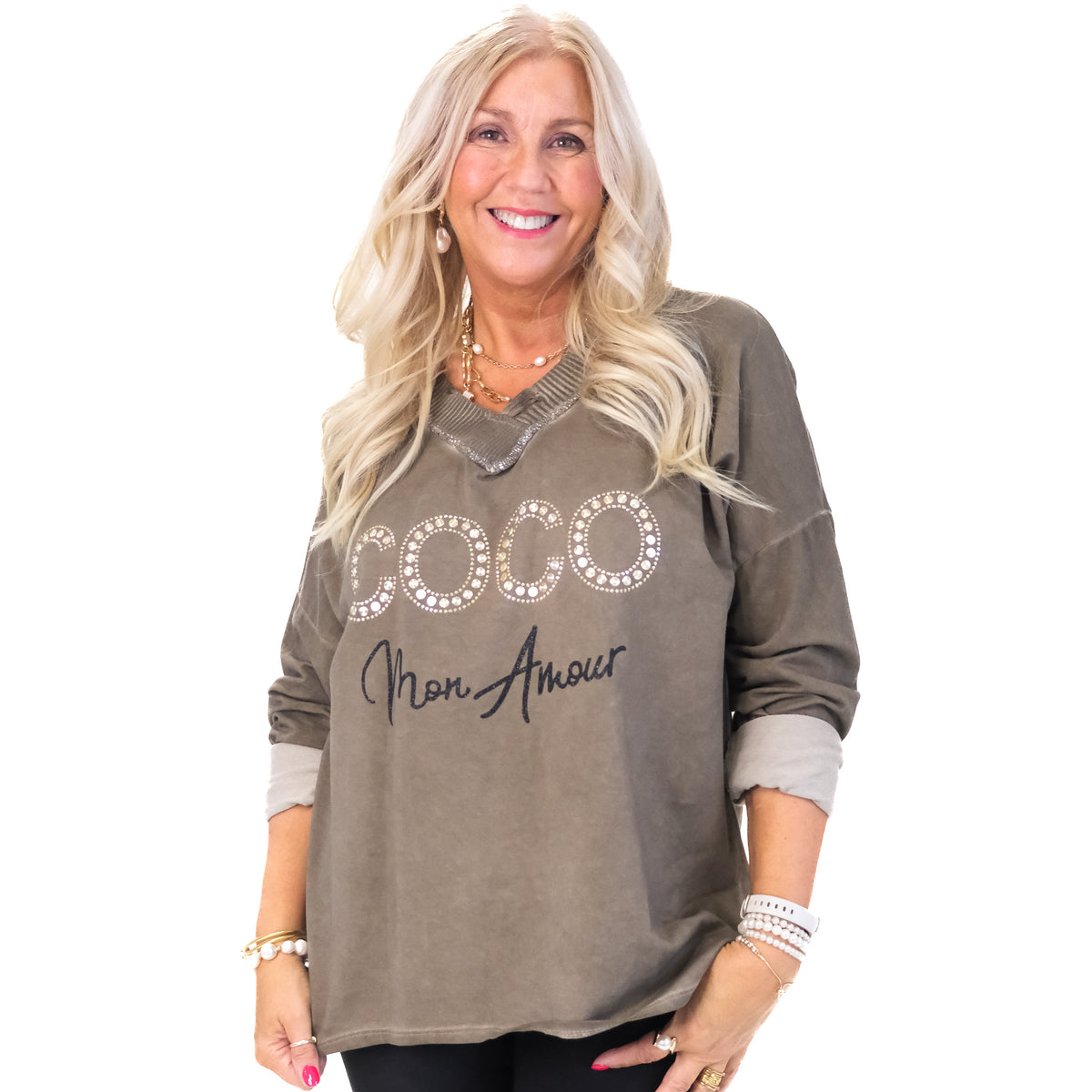 Distressed Coco Top