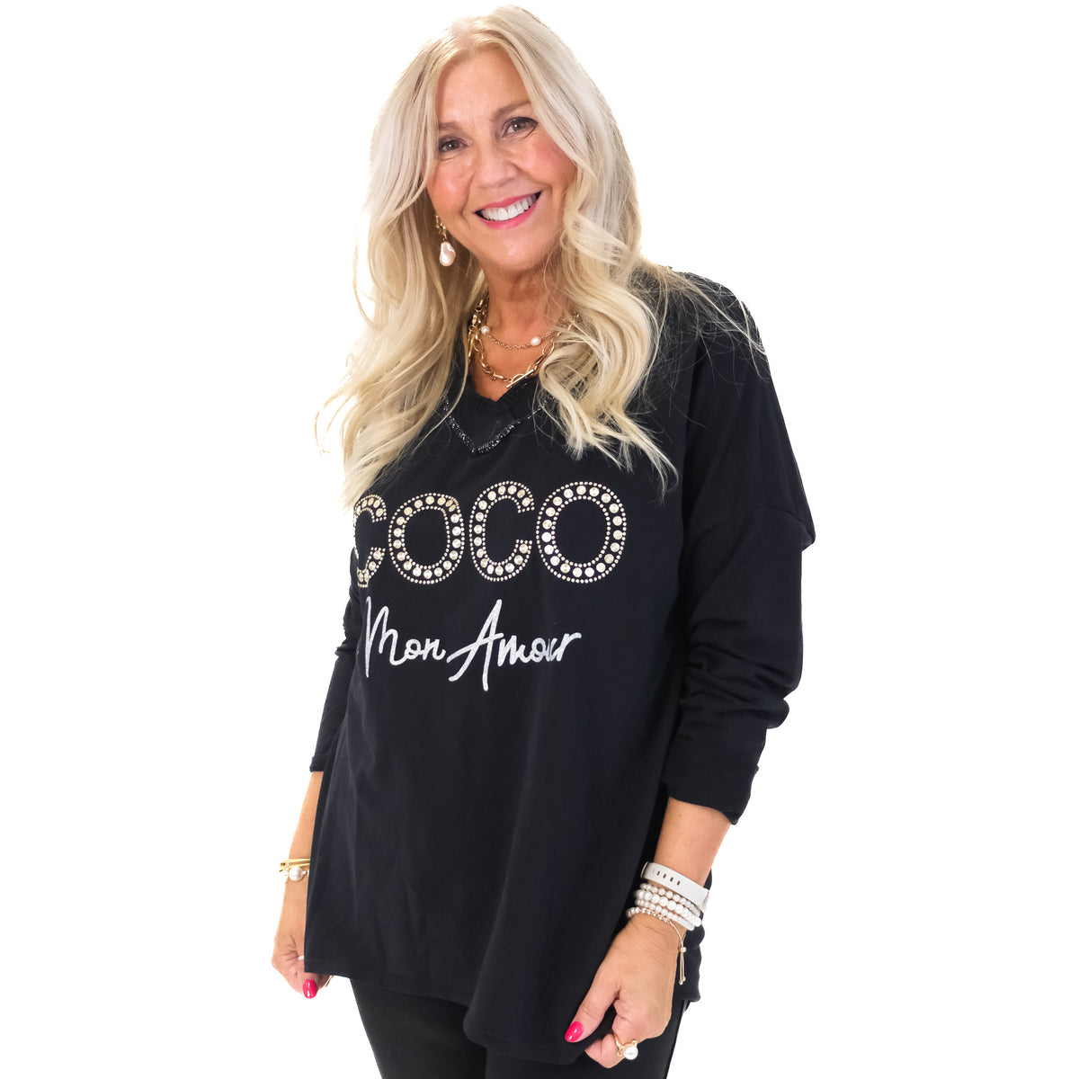 Distressed Coco Top