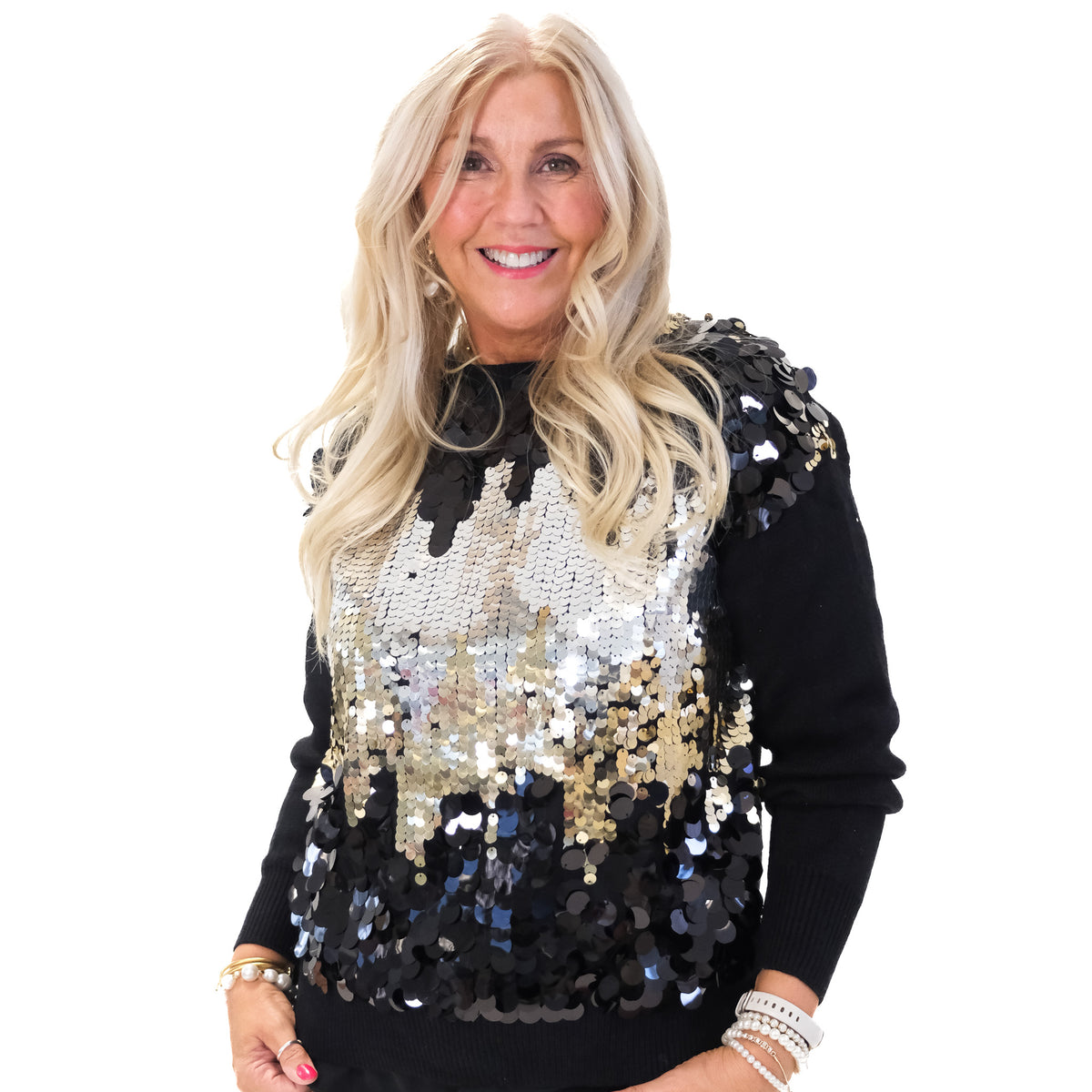 Multi Sequin Jumper