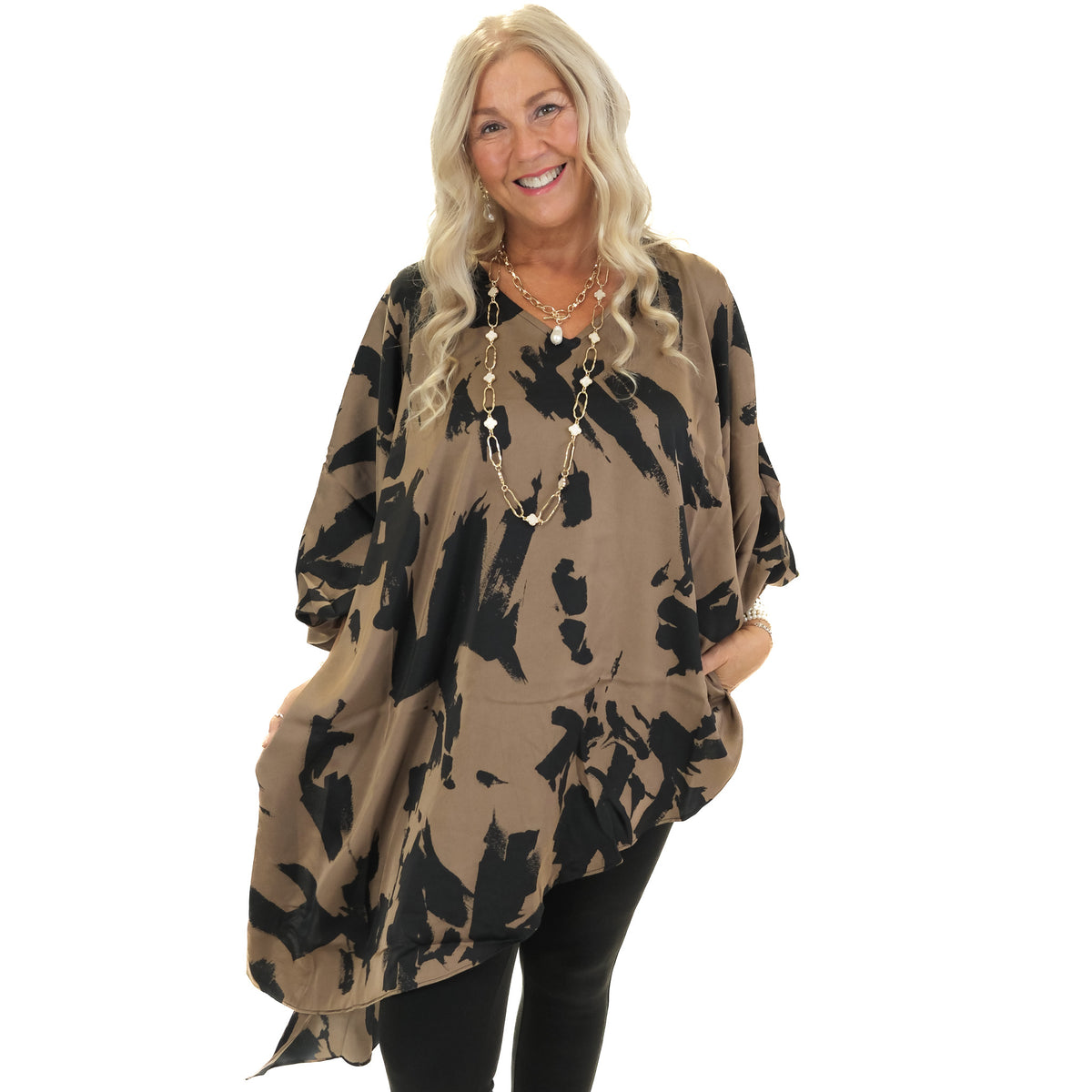 Malissa J Asymmetrical Split Tunic