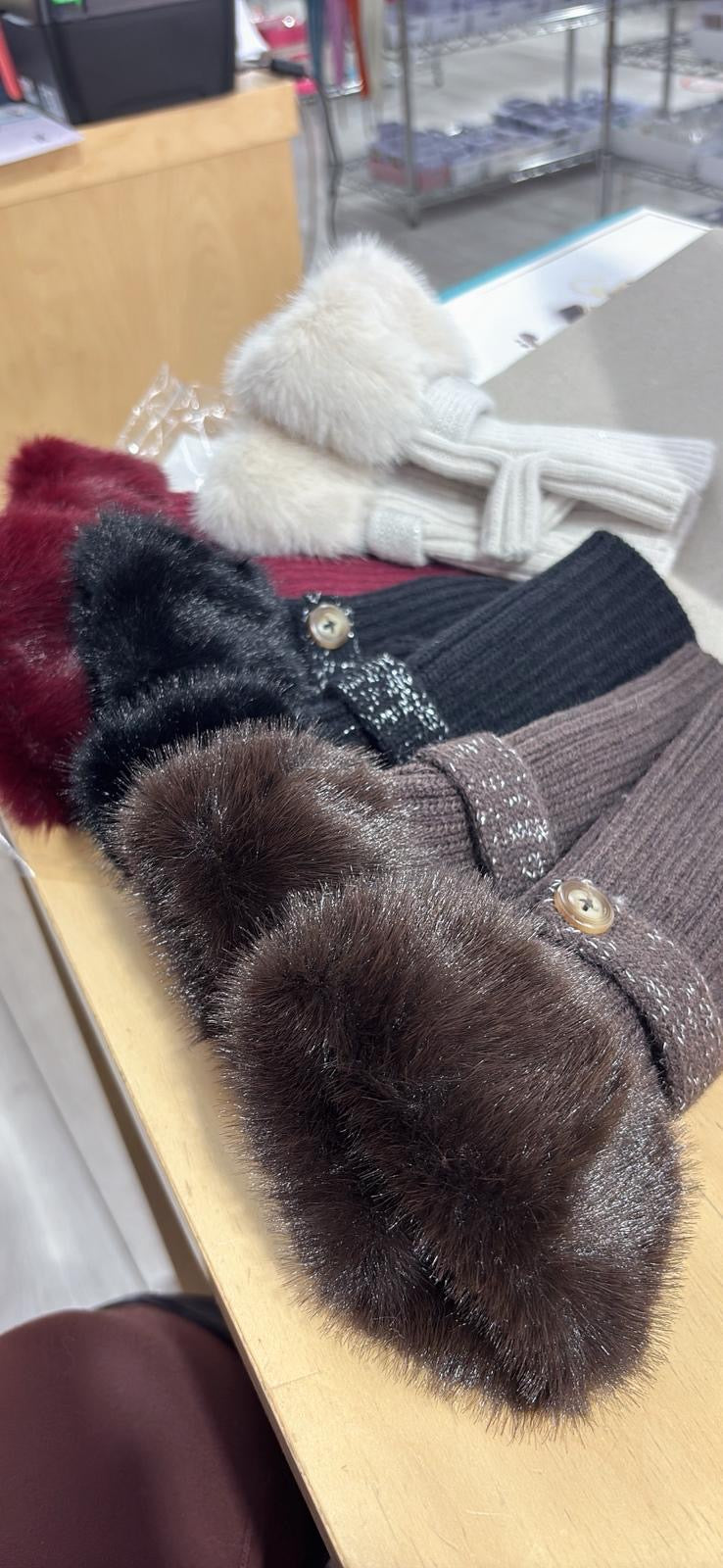 Luxury Fingerless gloves