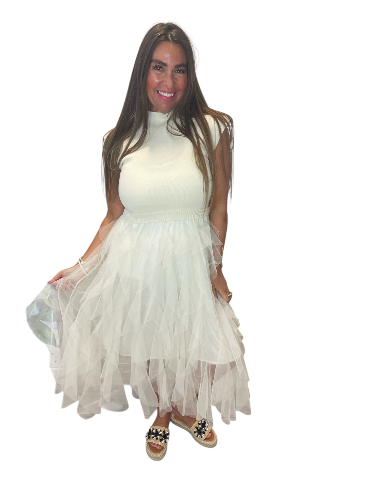 Layered Cream Dress