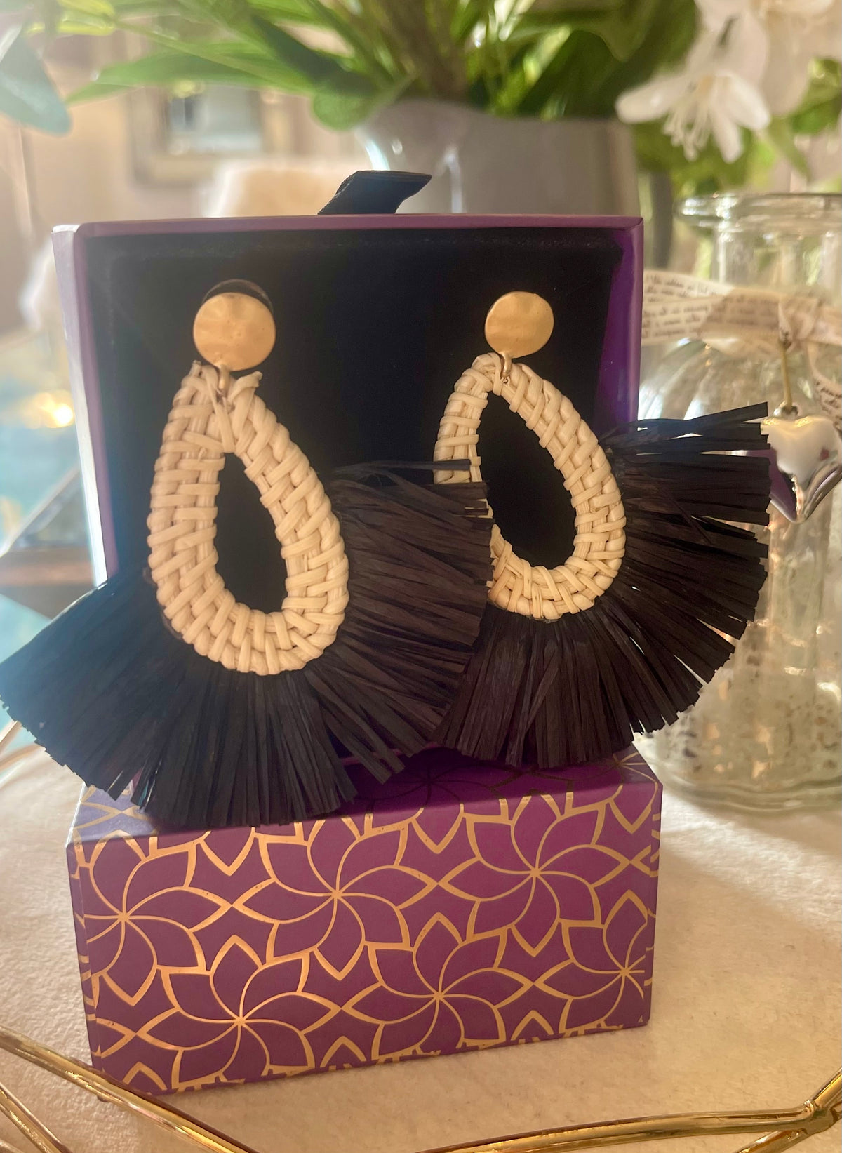 Fringe festival earrings