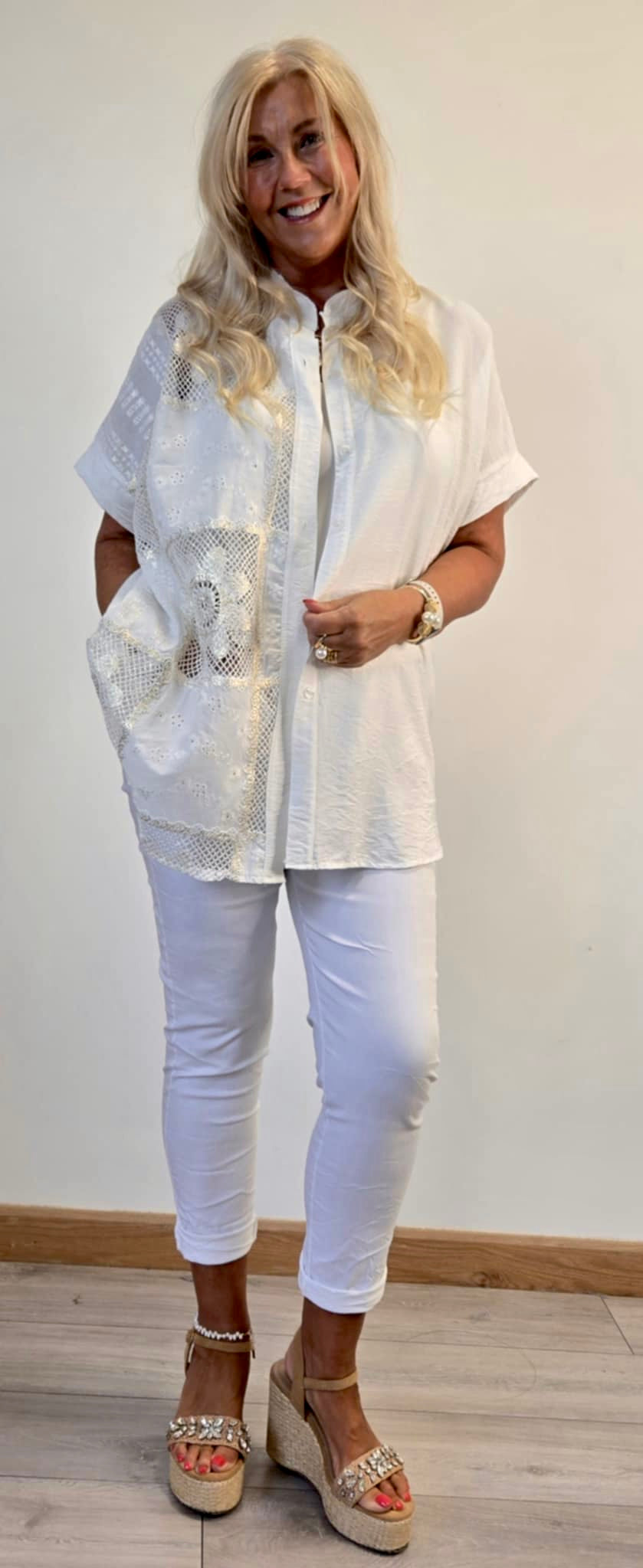 Luxury Moroccan Flower Shirt