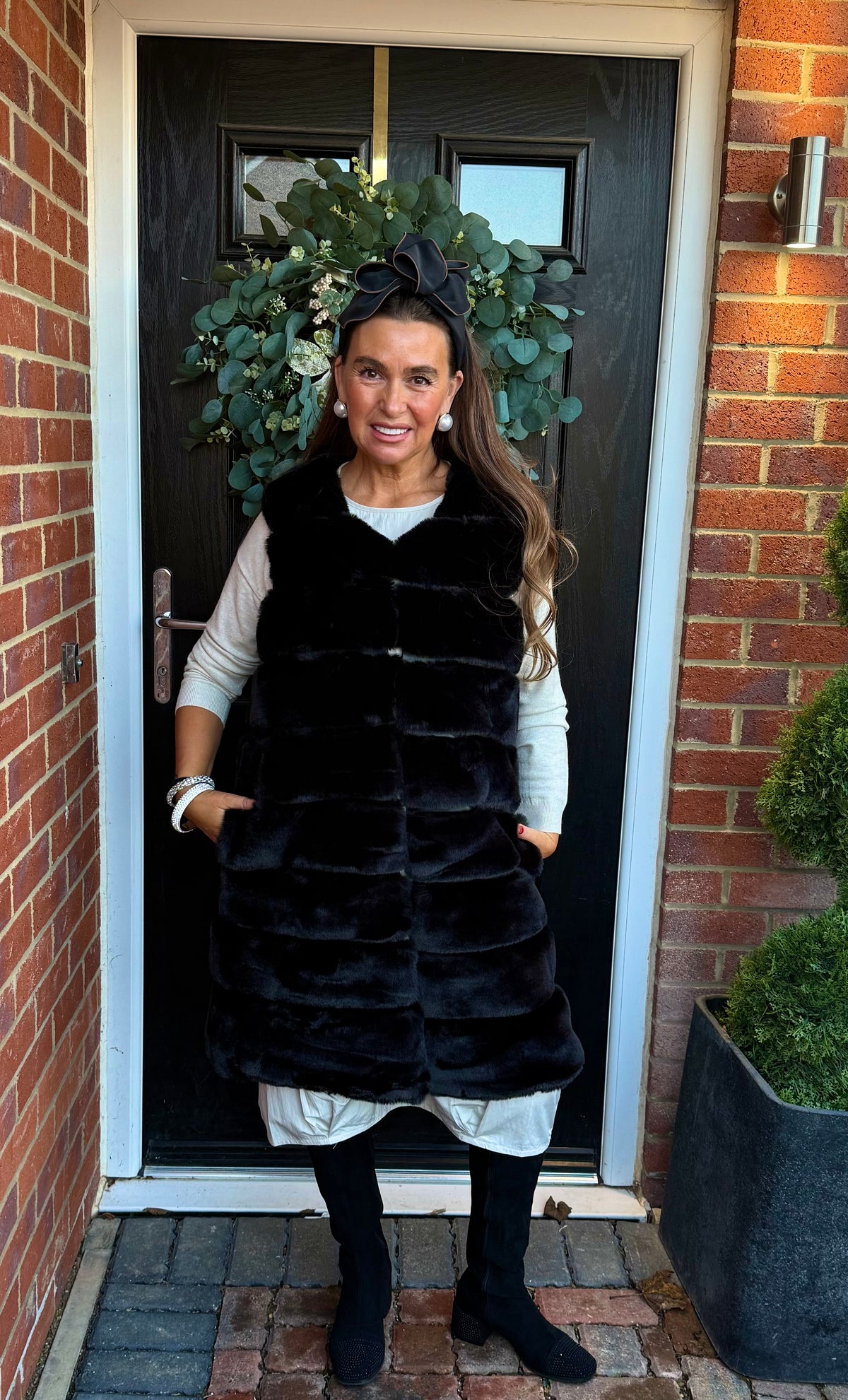 Gail Fur Gilet