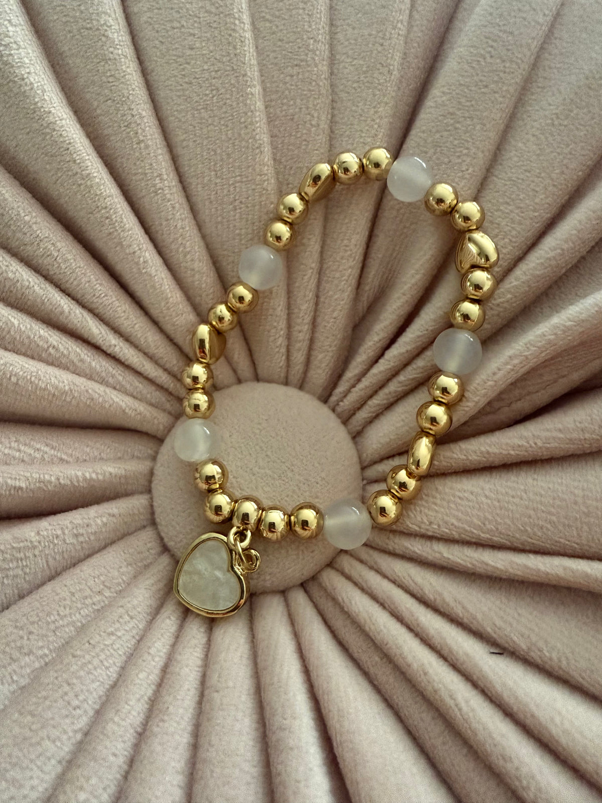 Gold moon beam bracelet