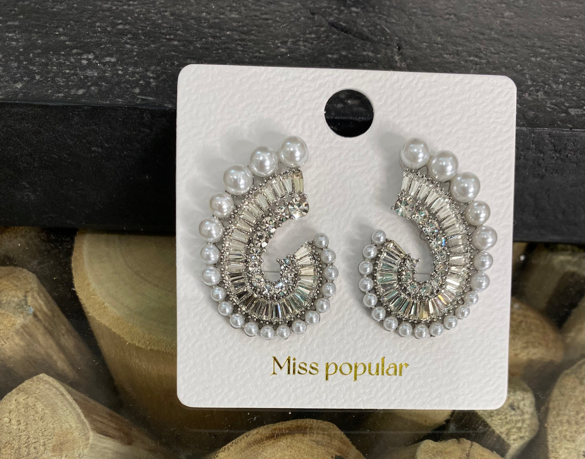 Indian Pearl Earrings