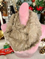 Velvet flower snood Offer