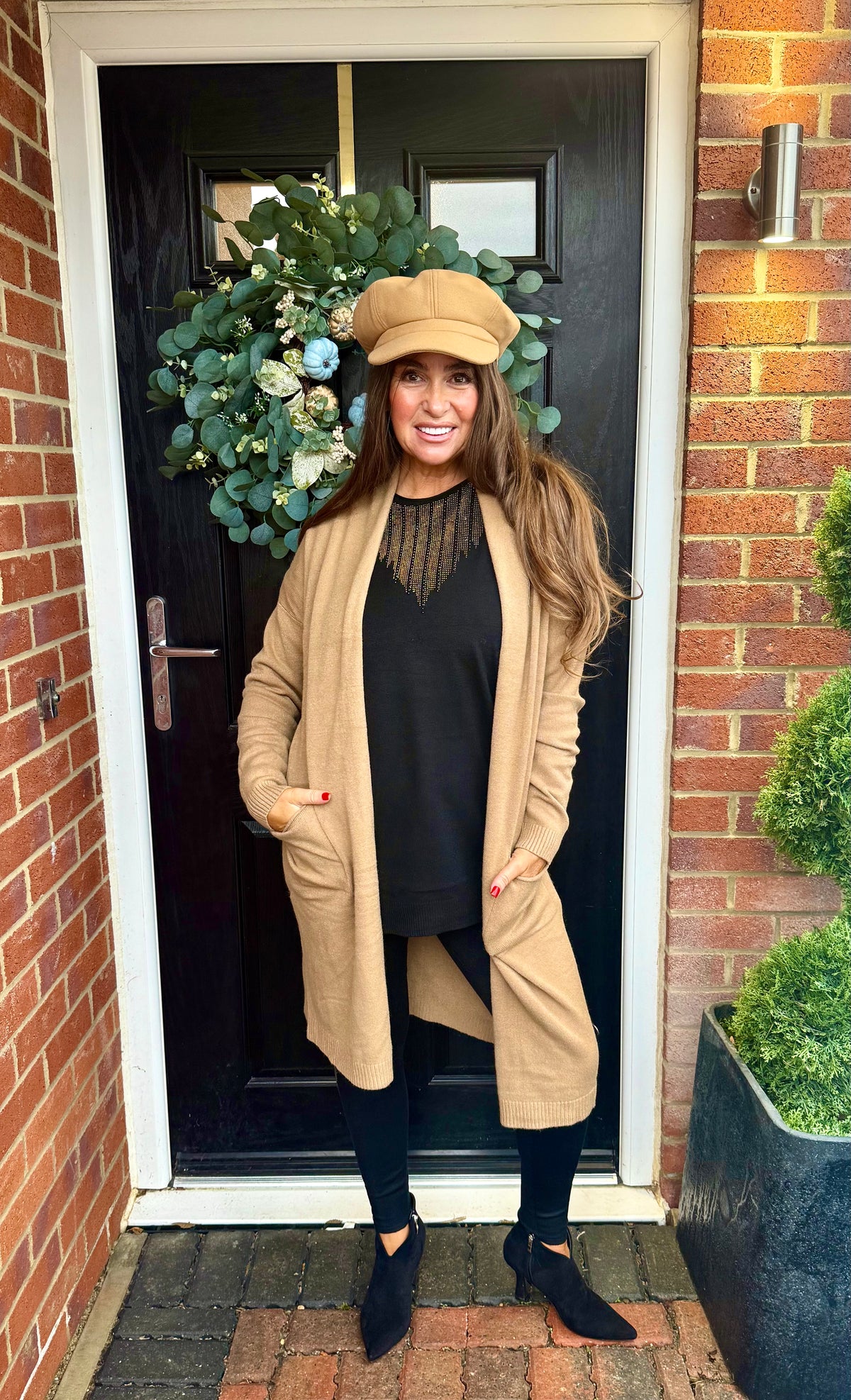 Star pocket cardigan