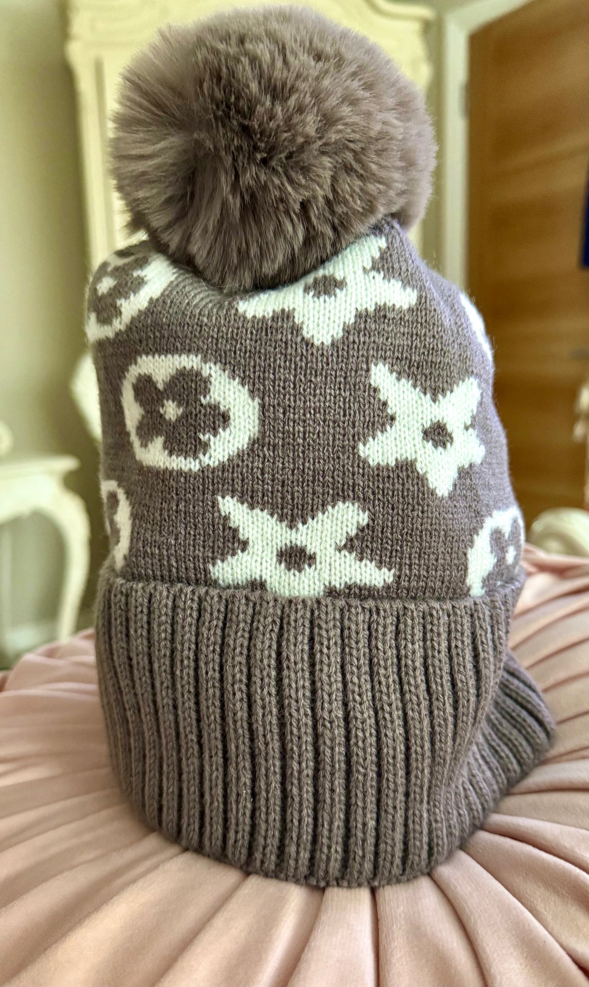 Mocha Beenie Hat