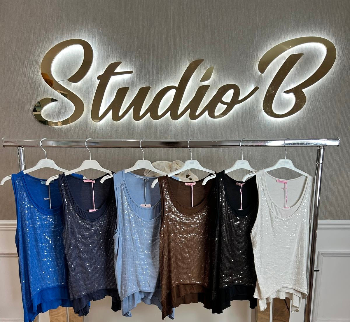 Sparkle Vest Top