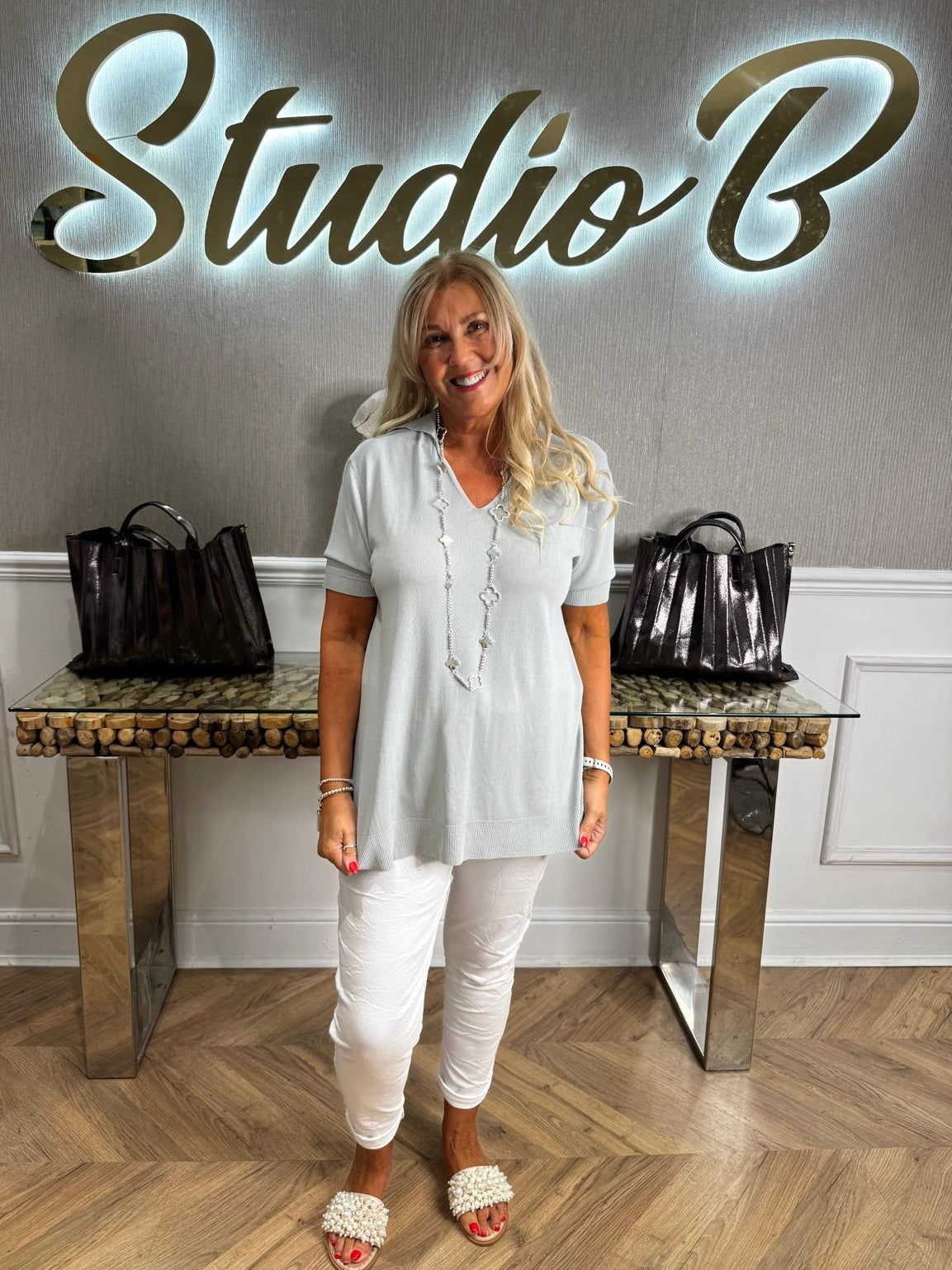 Stella Collar Top