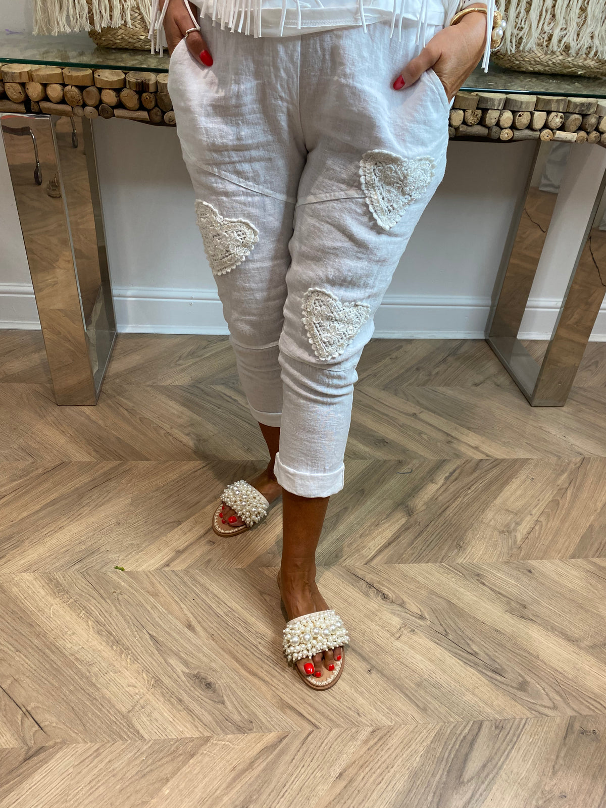 Anna linen pants