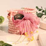 Cherry Blossom Dream Beaded Cuff