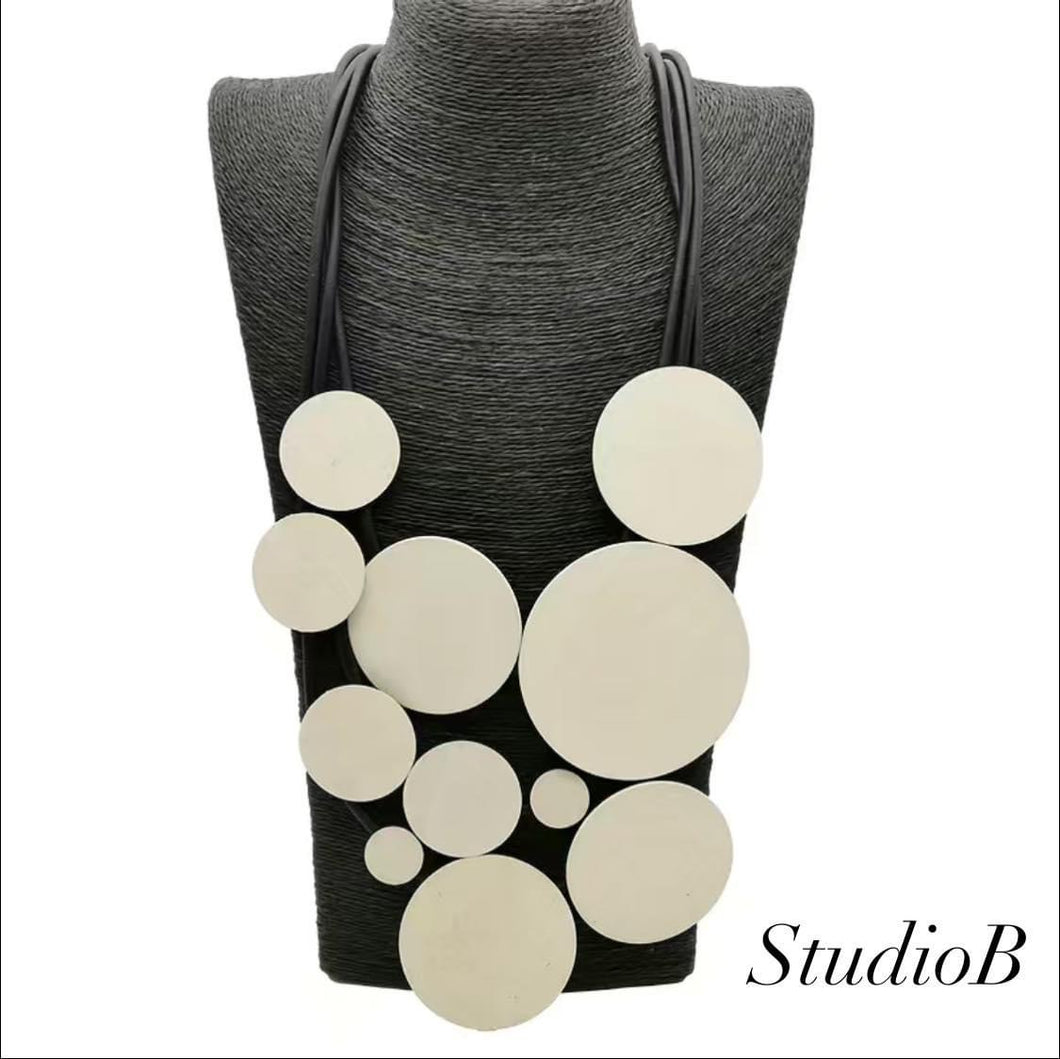 Circle Statement Necklace