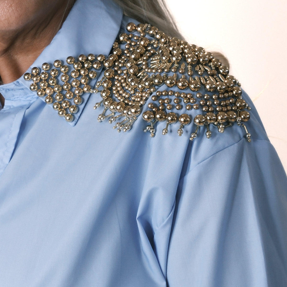 Gold Beaded Shirt