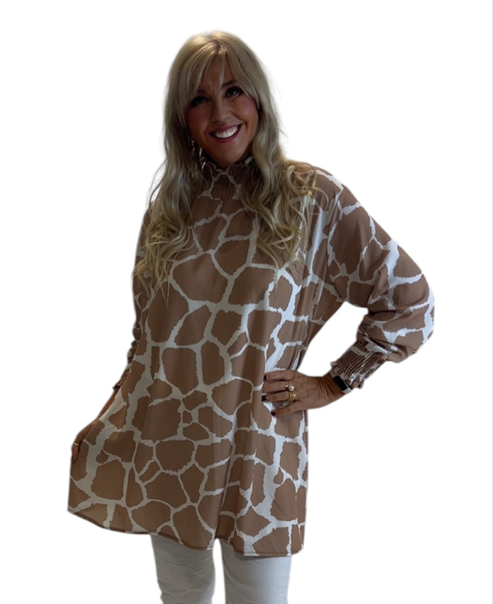 Giraffe Print Top/Dress