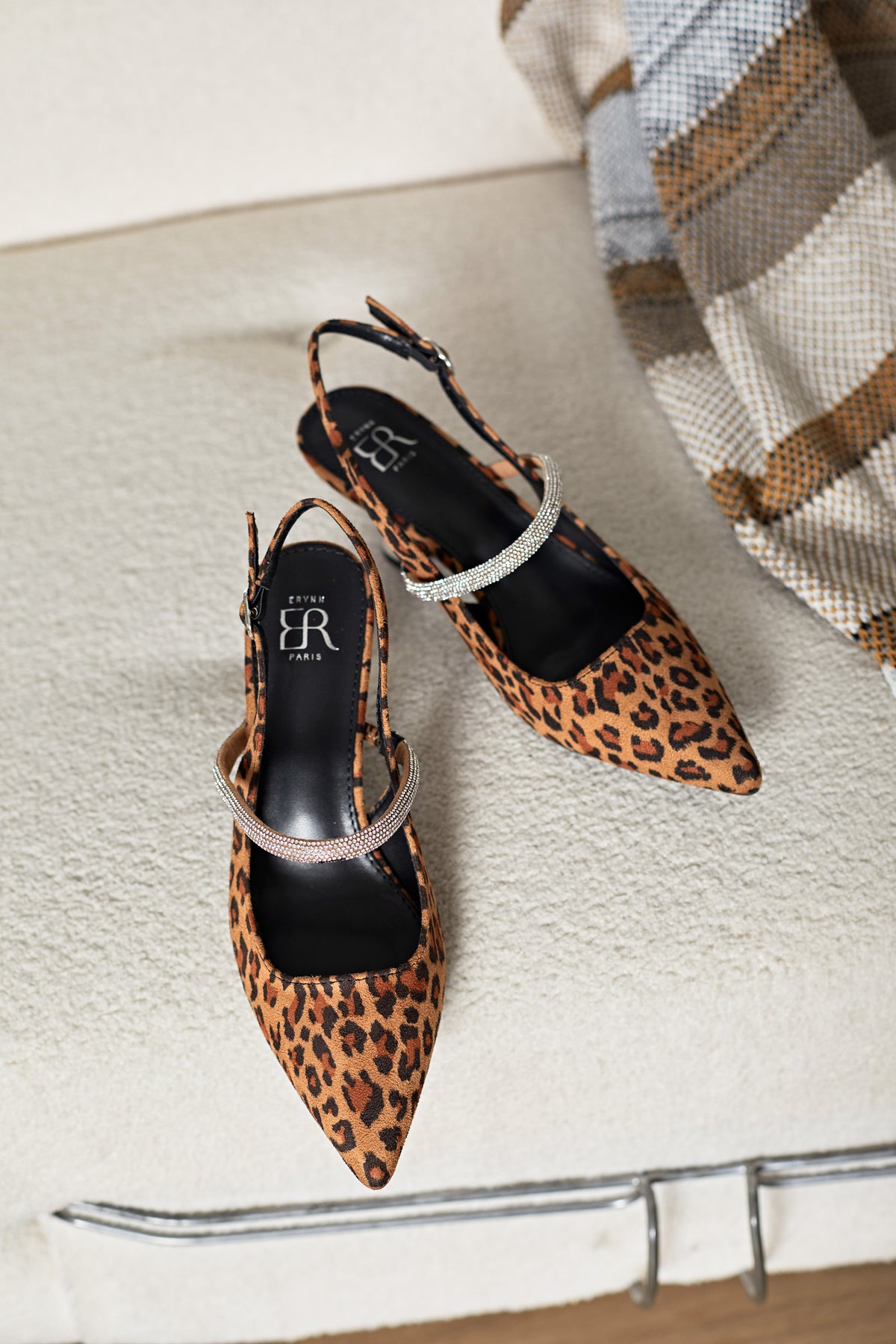 Leopard kitten heel Shoes