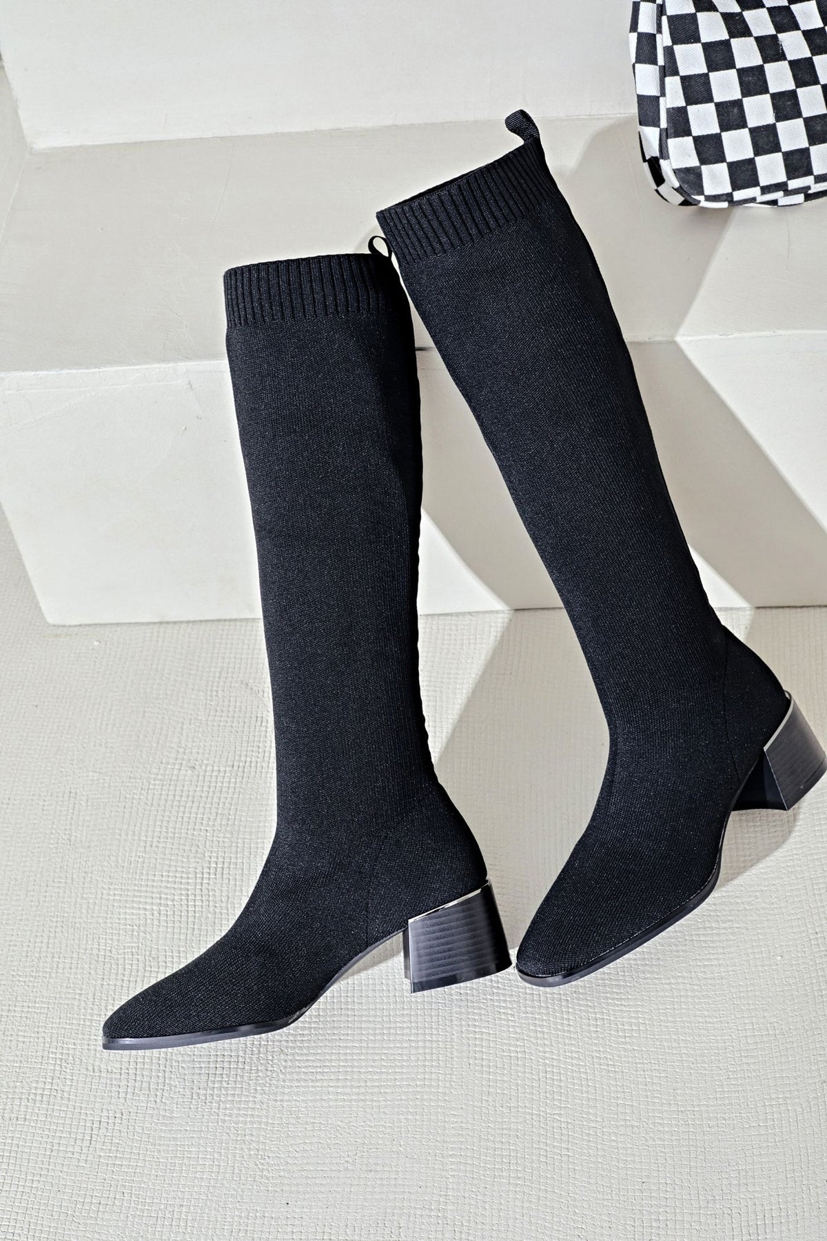 Sock Boots in Black