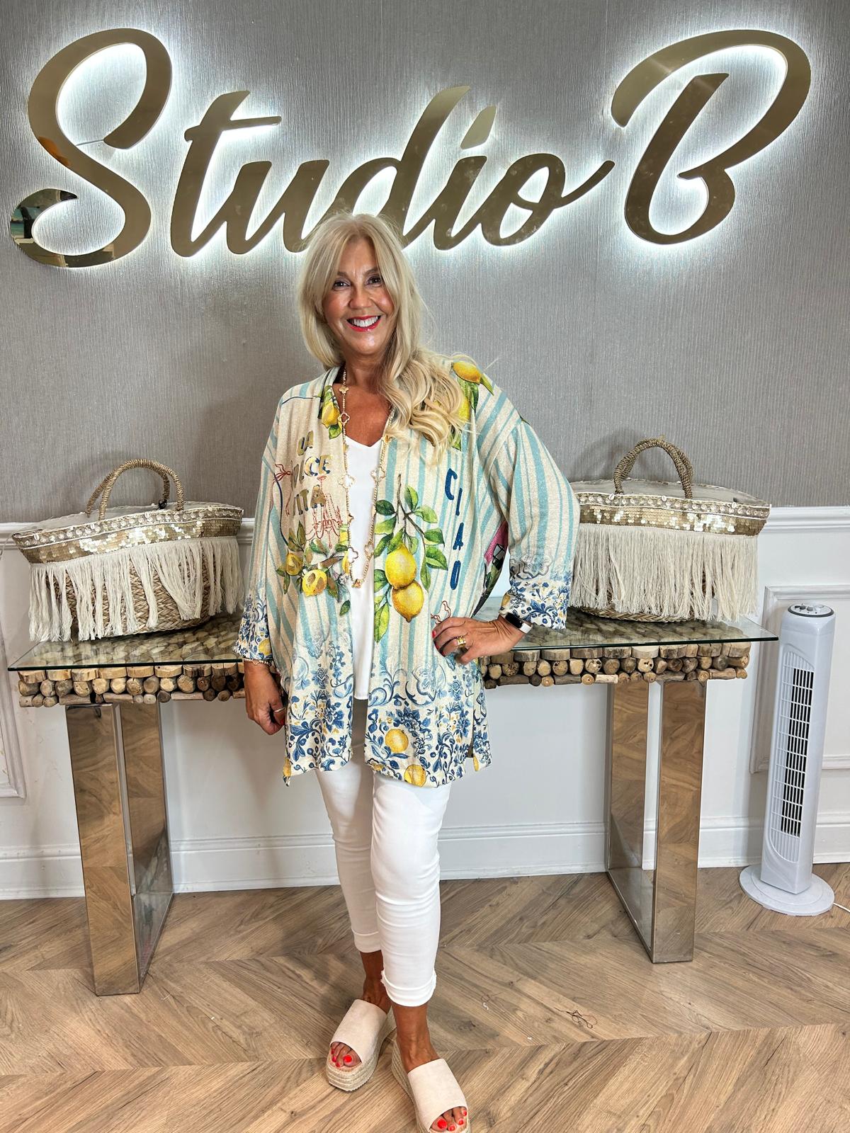 Carly Shimmer Cardi
