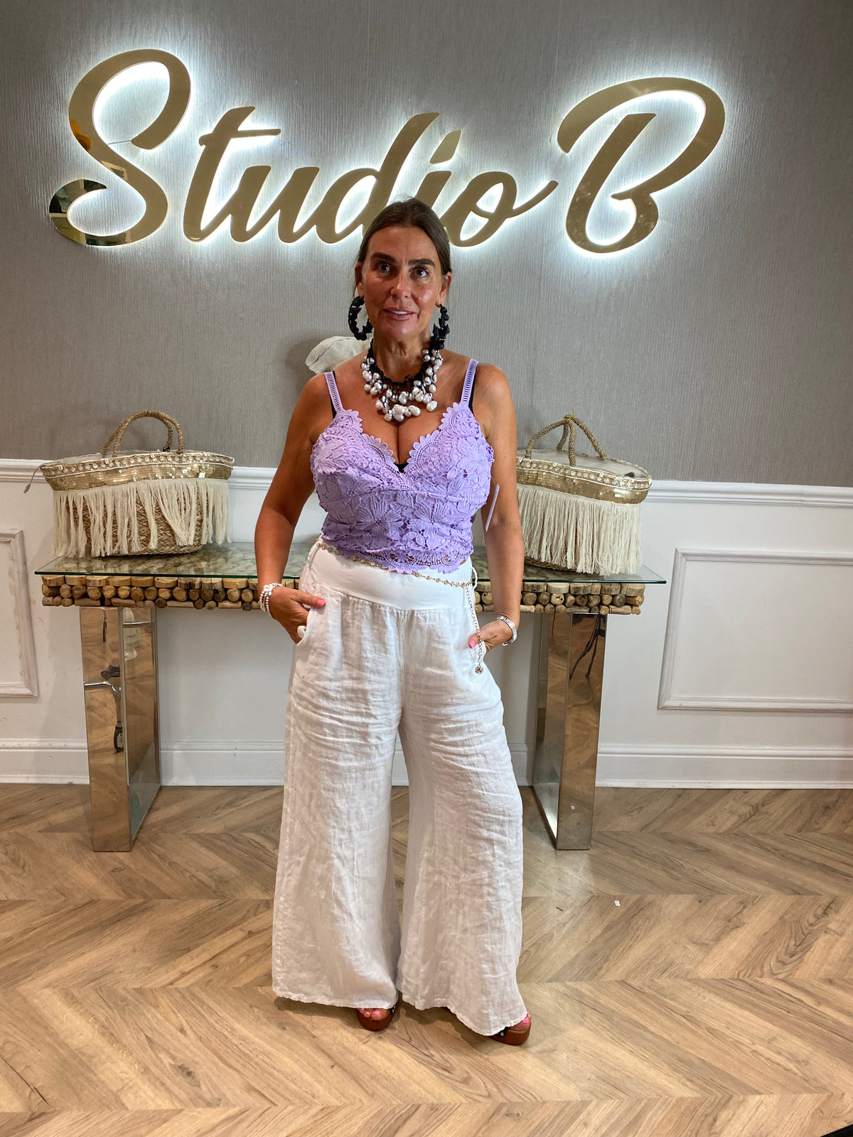 Sara bow bra top