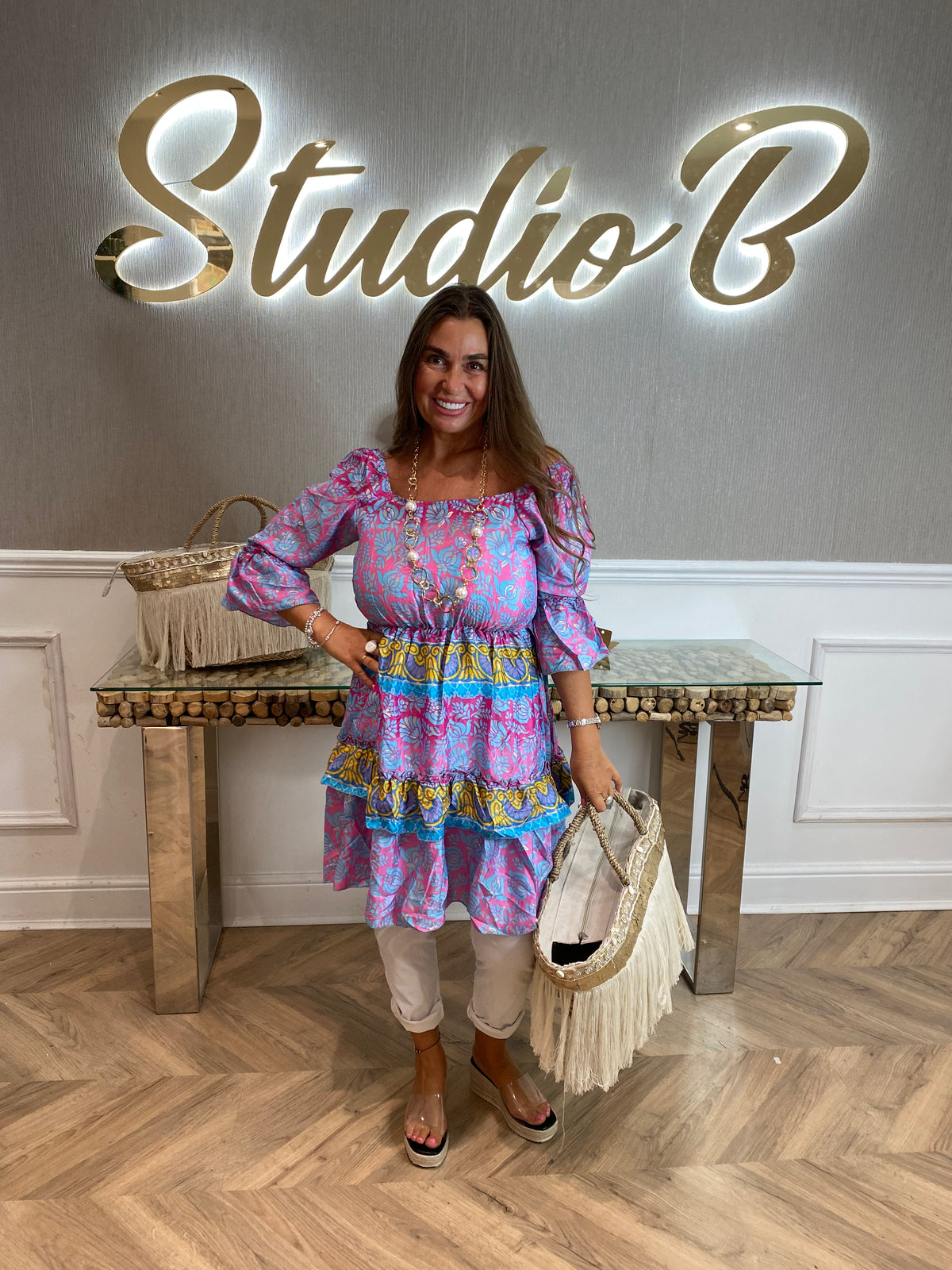 Polly silk dress