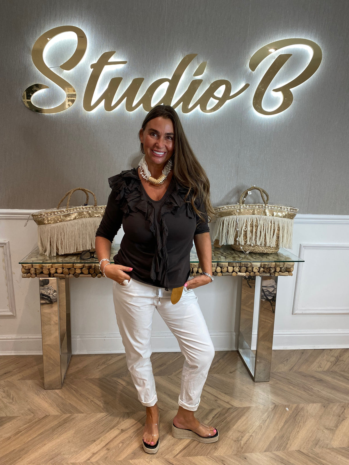 Carmen v neck Top