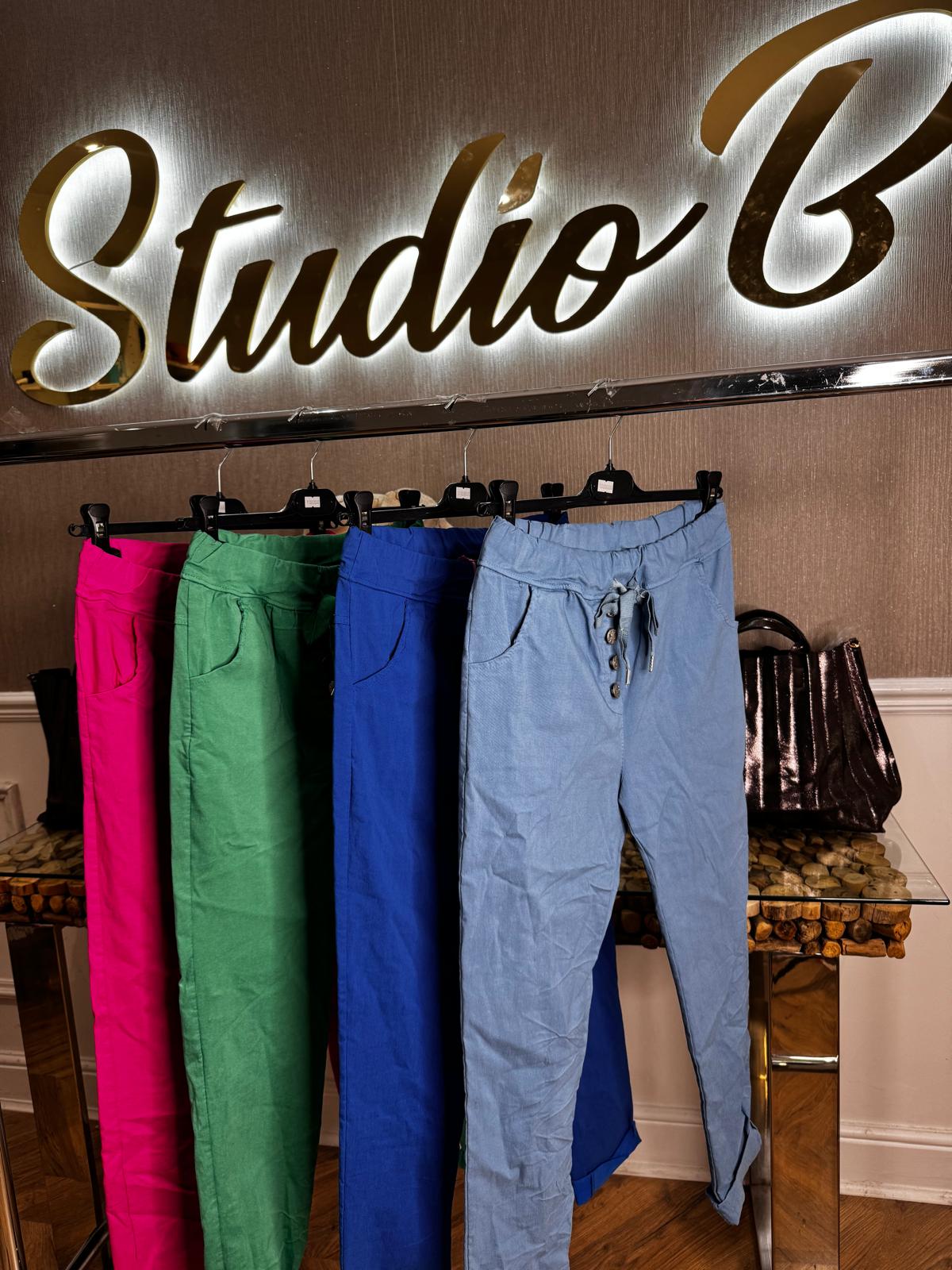 Luxury Magic button pants