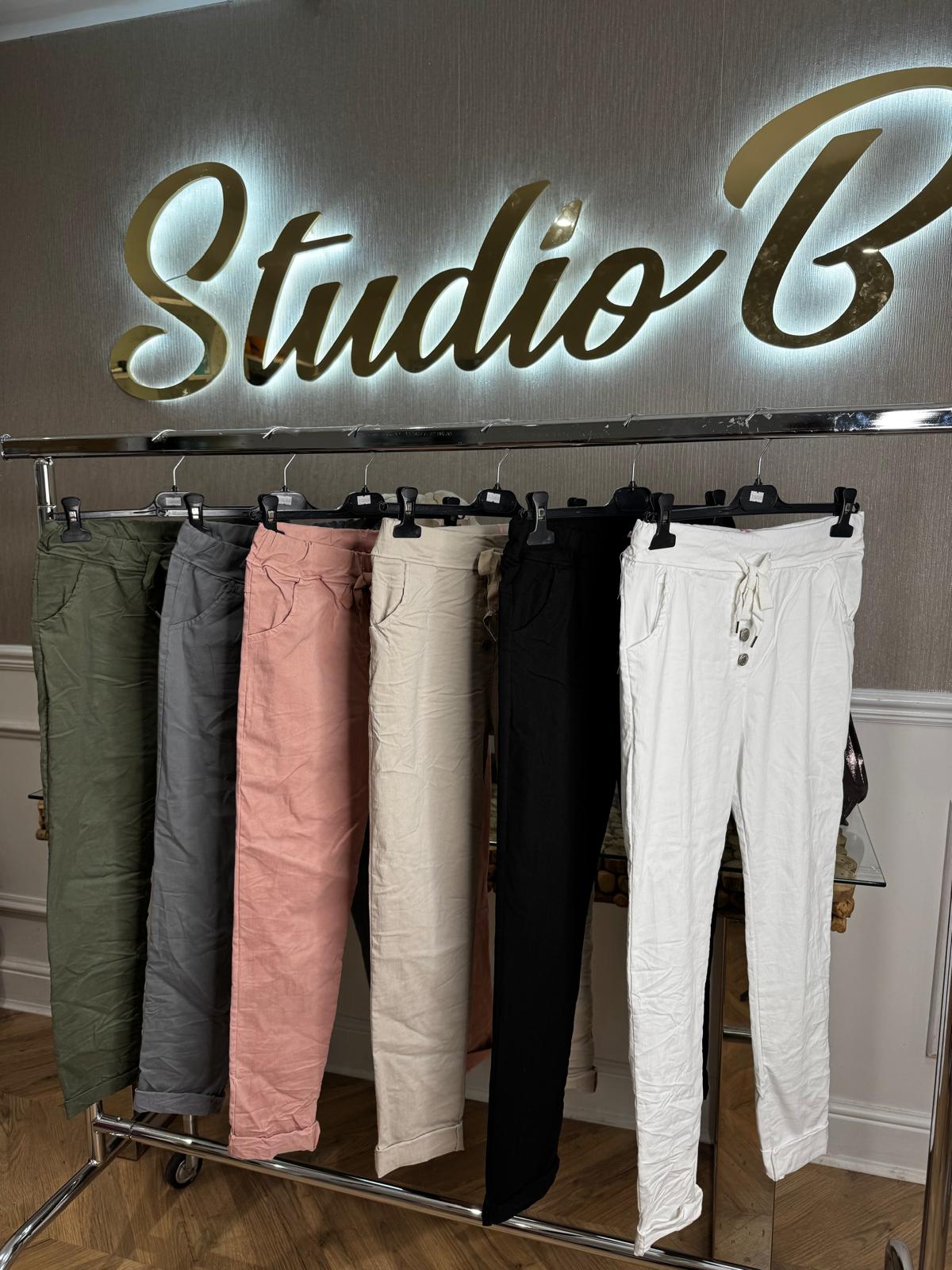 Luxury Magic button pants